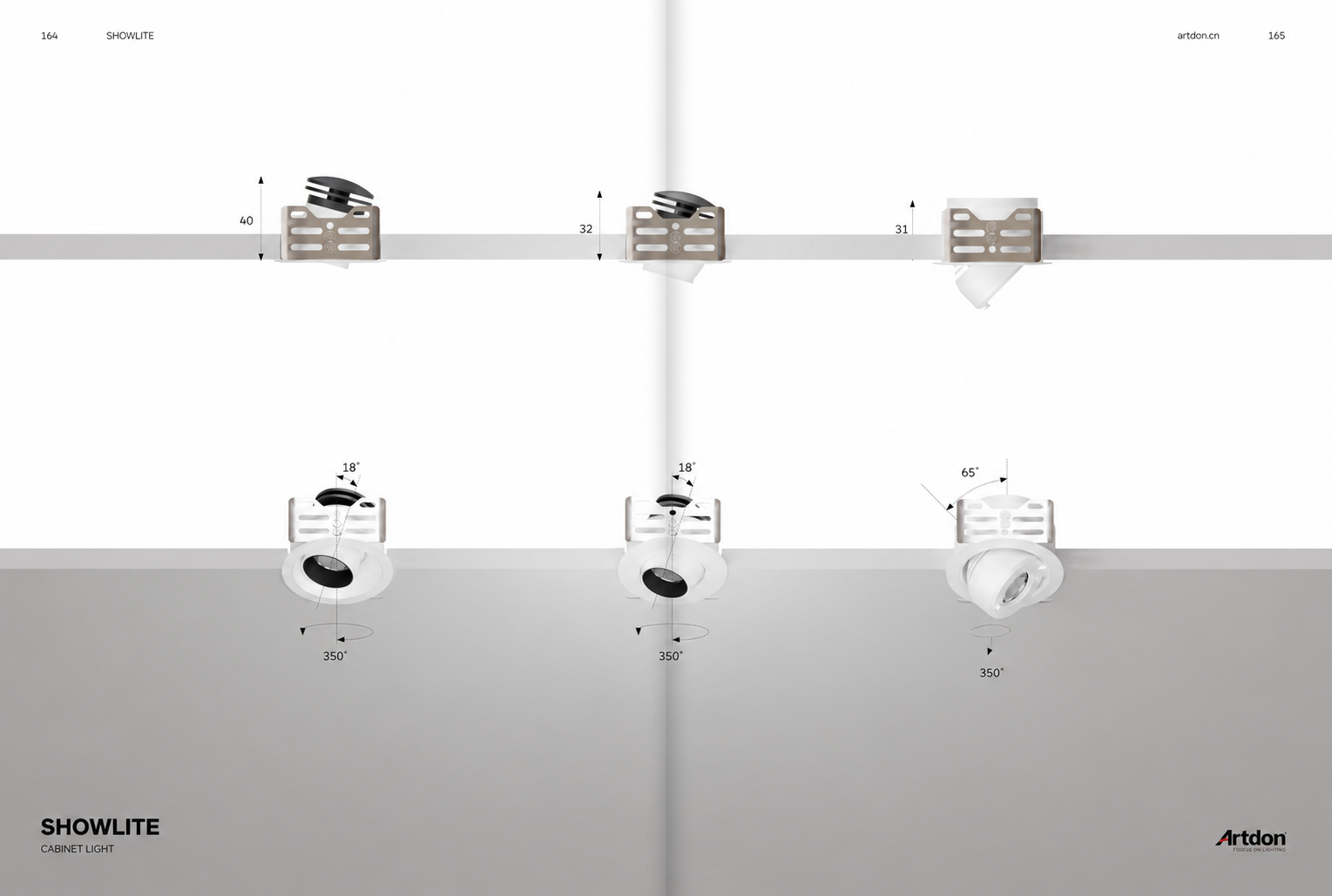 Professional display lighting system for showcases, museums and luxury retail applications