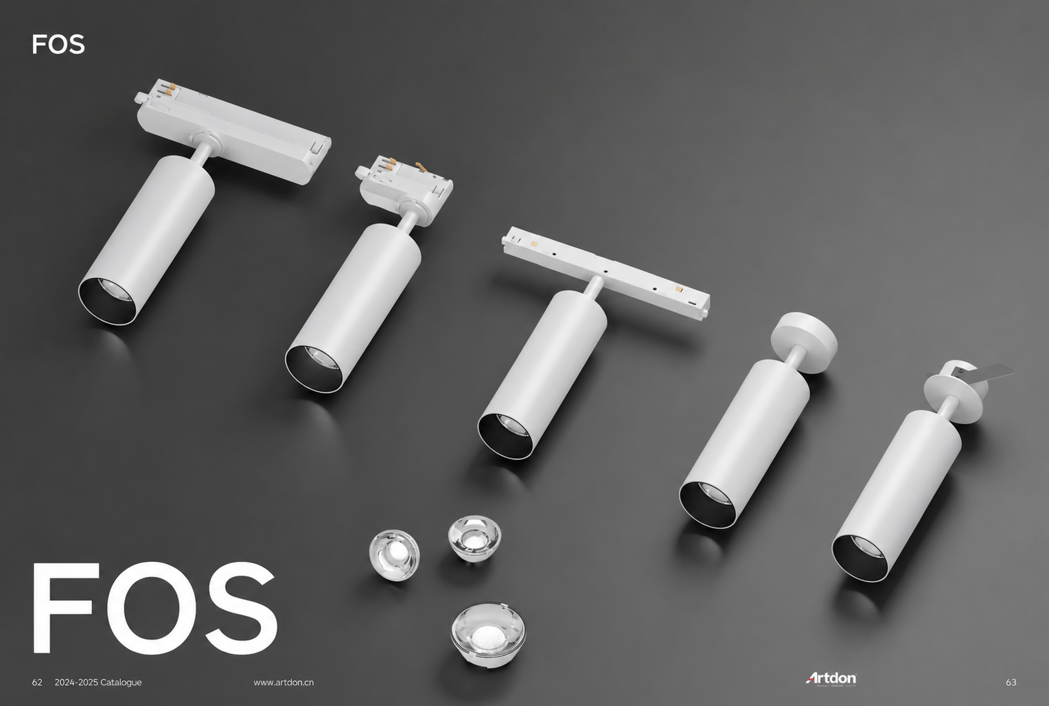 Slim architectural track light for retail, museum and hospitality lighting
