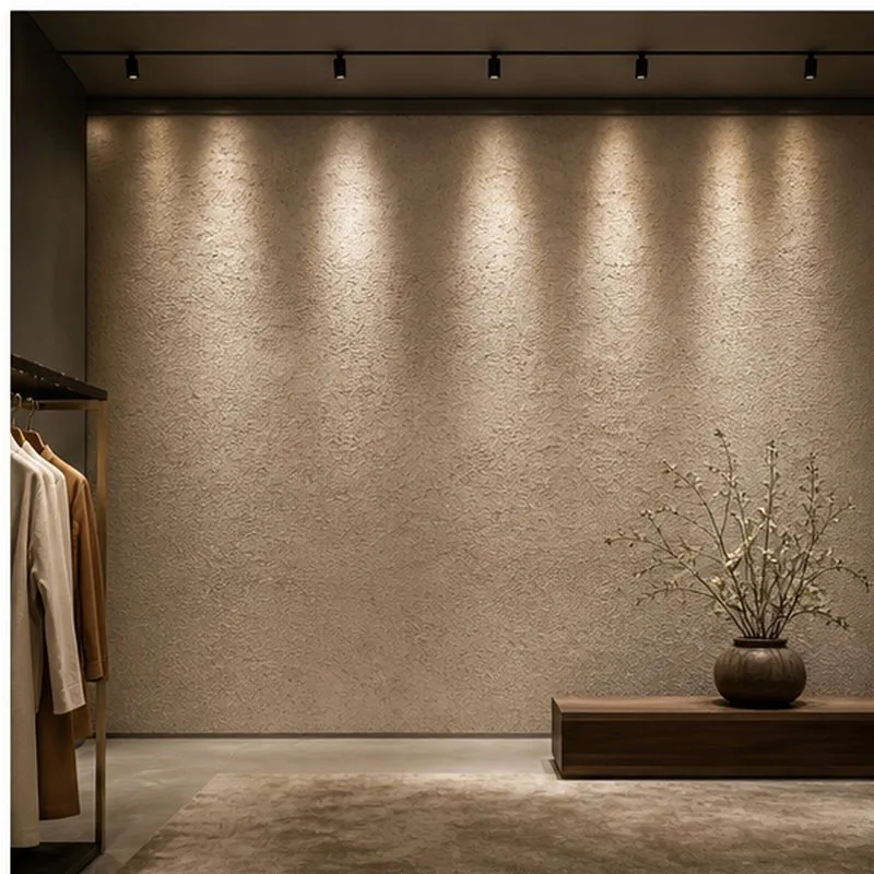Retail wallwashing for perceived brightness