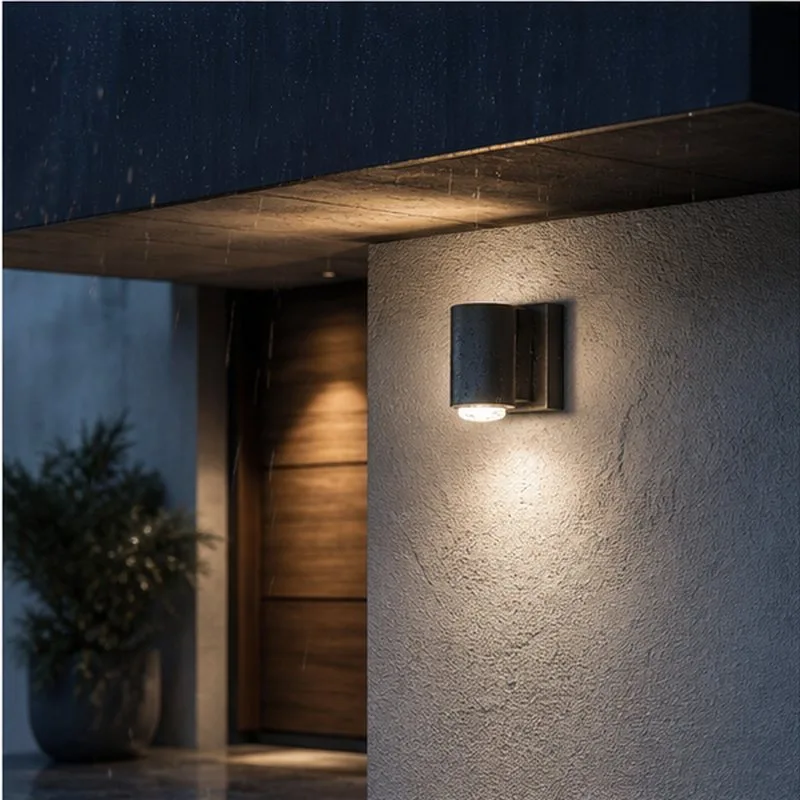 Sheltered exterior architectural lighting