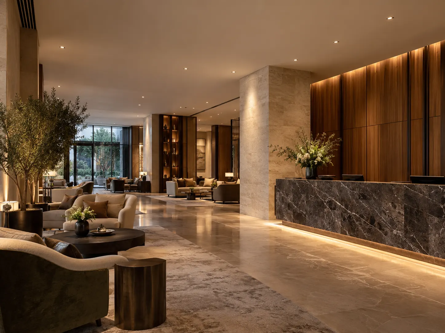 Easy-maintenance modular downlight for commercial interiors