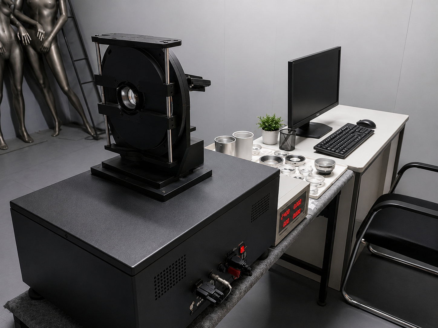 Goniophotometer for architectural lighting beam angle and light distribution testing
