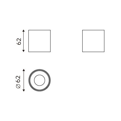TLA 62 dimension drawing