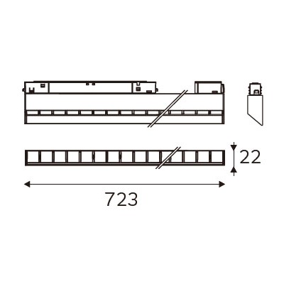 MAGENTRA 723 dimension drawing