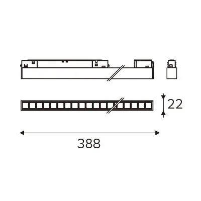 MAGENTRA 388 dimension drawing