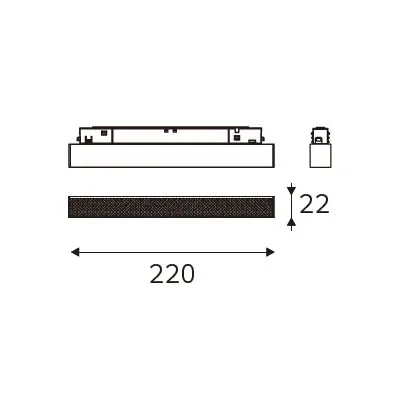 MAGENTRA 220 dimension drawing