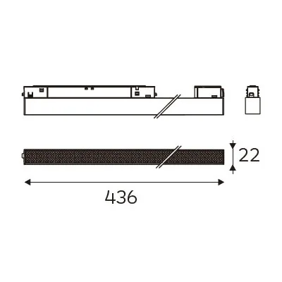 MAGENTRA 436 dimension drawing