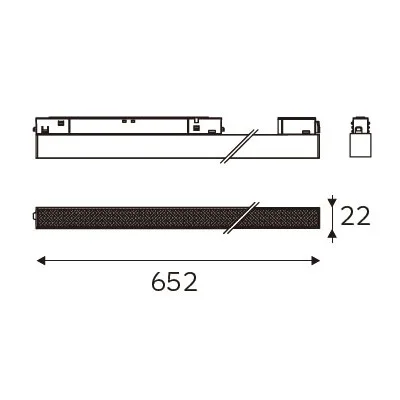 MAGENTRA 652 dimension drawing