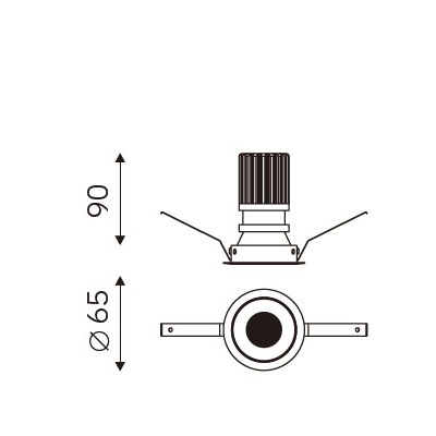 FLEXI 55 dimension drawing