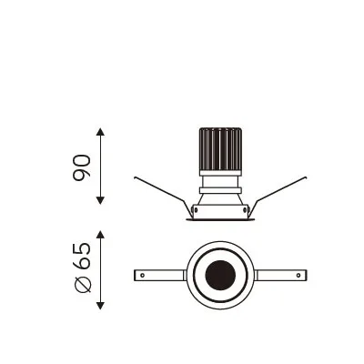 FLEXI 55 dimension drawing