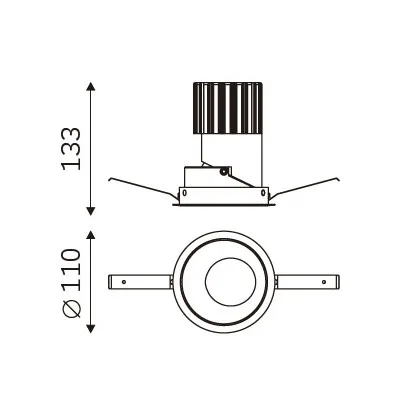 FLEXI 100 dimension drawing