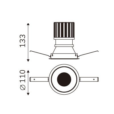 FLEXI 100 dimension drawing