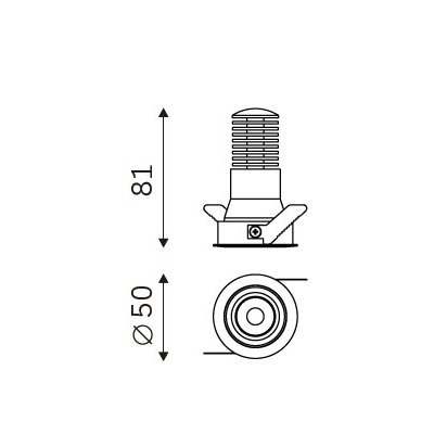 MINI 45 dimension drawing