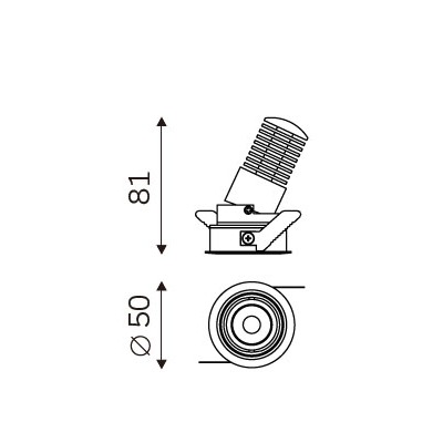 MINI 45 dimension drawing