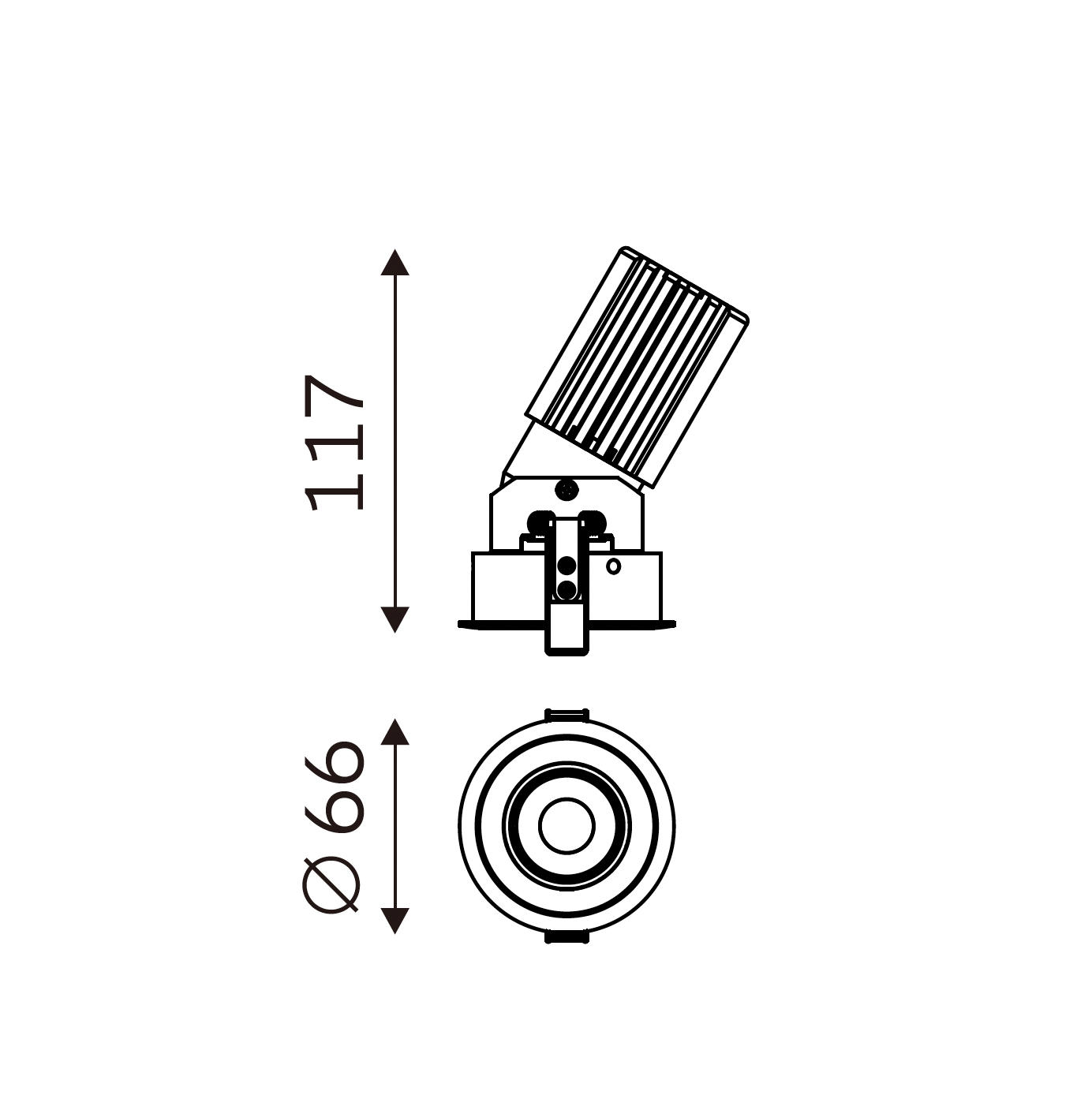 LITE PRO 60 dimension drawing