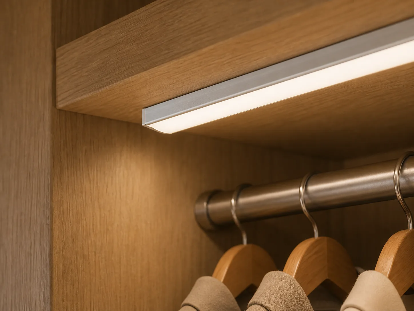 Walk-in Wardrobe Lighting Project Concept profile detail