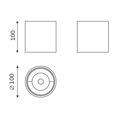 CLA 100 dimension drawing