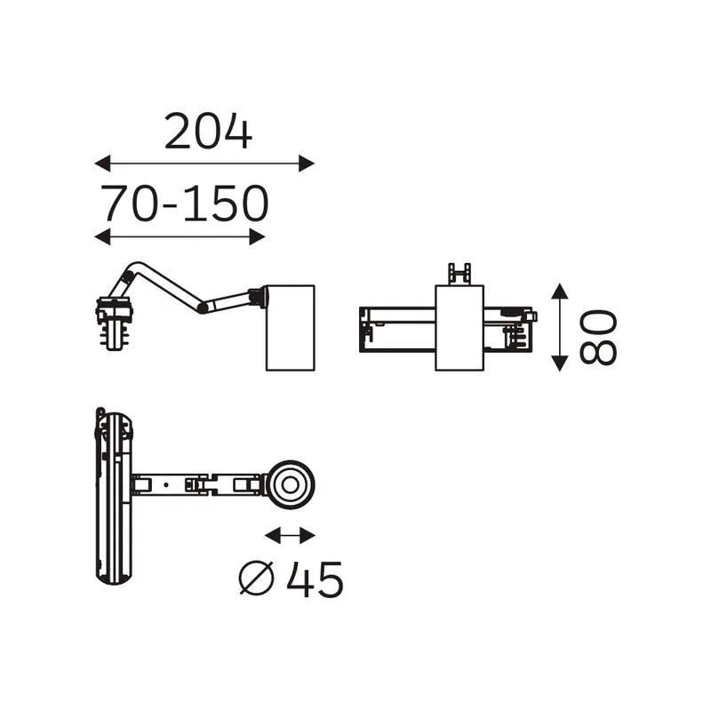 ARMI 32.04530 dimensioned technical drawing