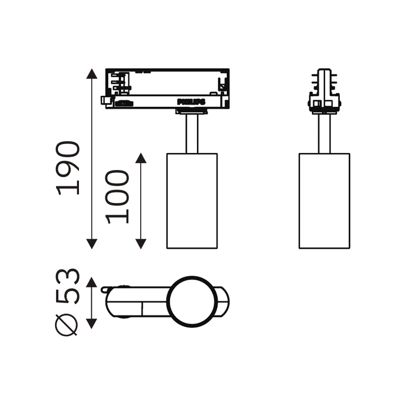BEAMX 32.05315 dimensioned technical drawing
