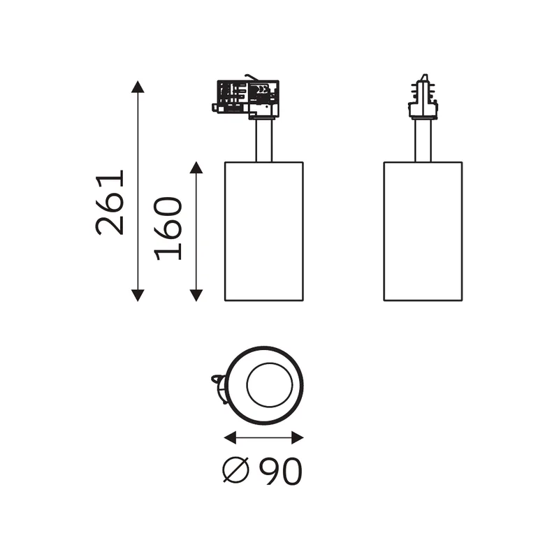 WASHO 32.09020 dimensioned technical drawing