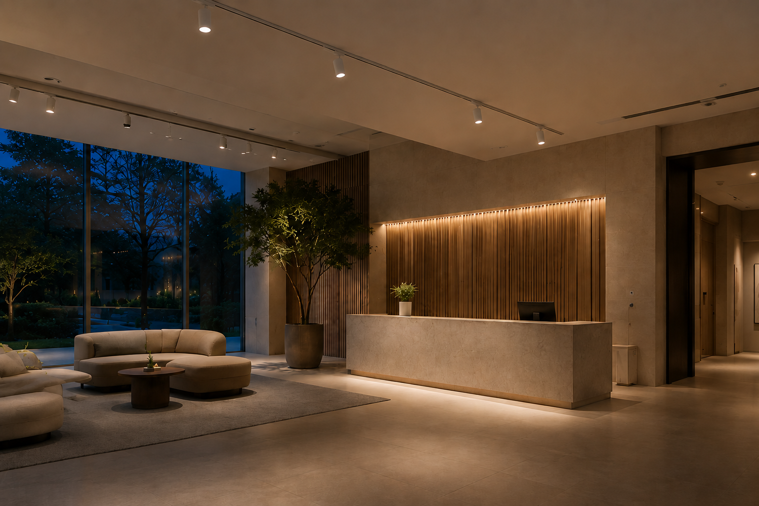 Hospitality lighting project application