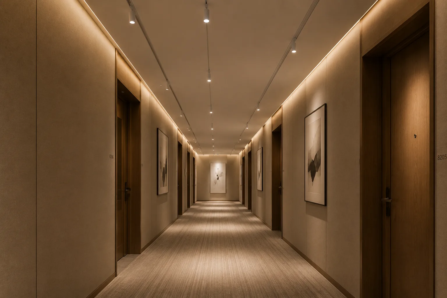 Museum Corridors & Circulation lighting application