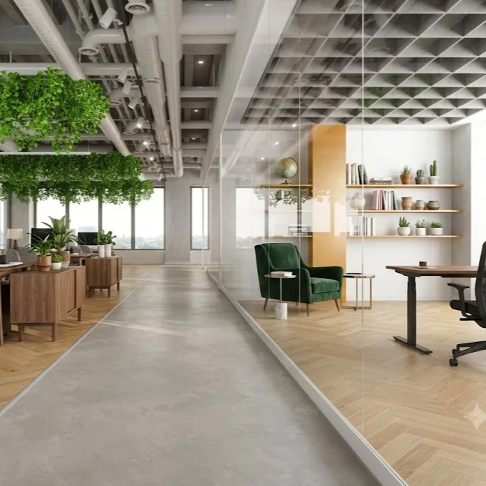 Open-Plan Workspaces lighting application