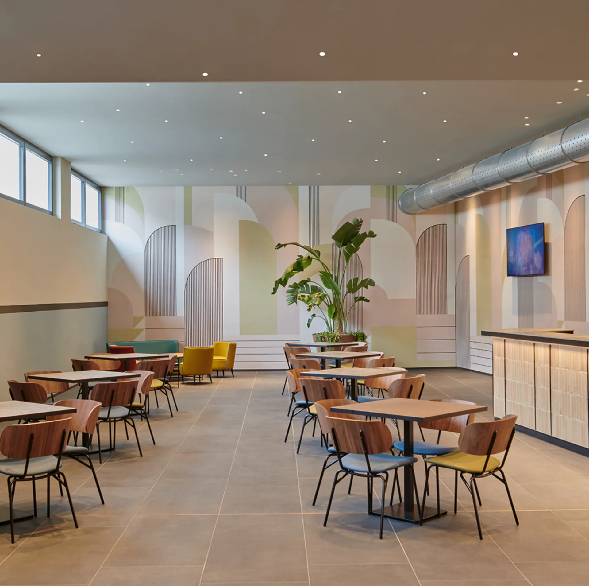 Commercial Café Lighting application