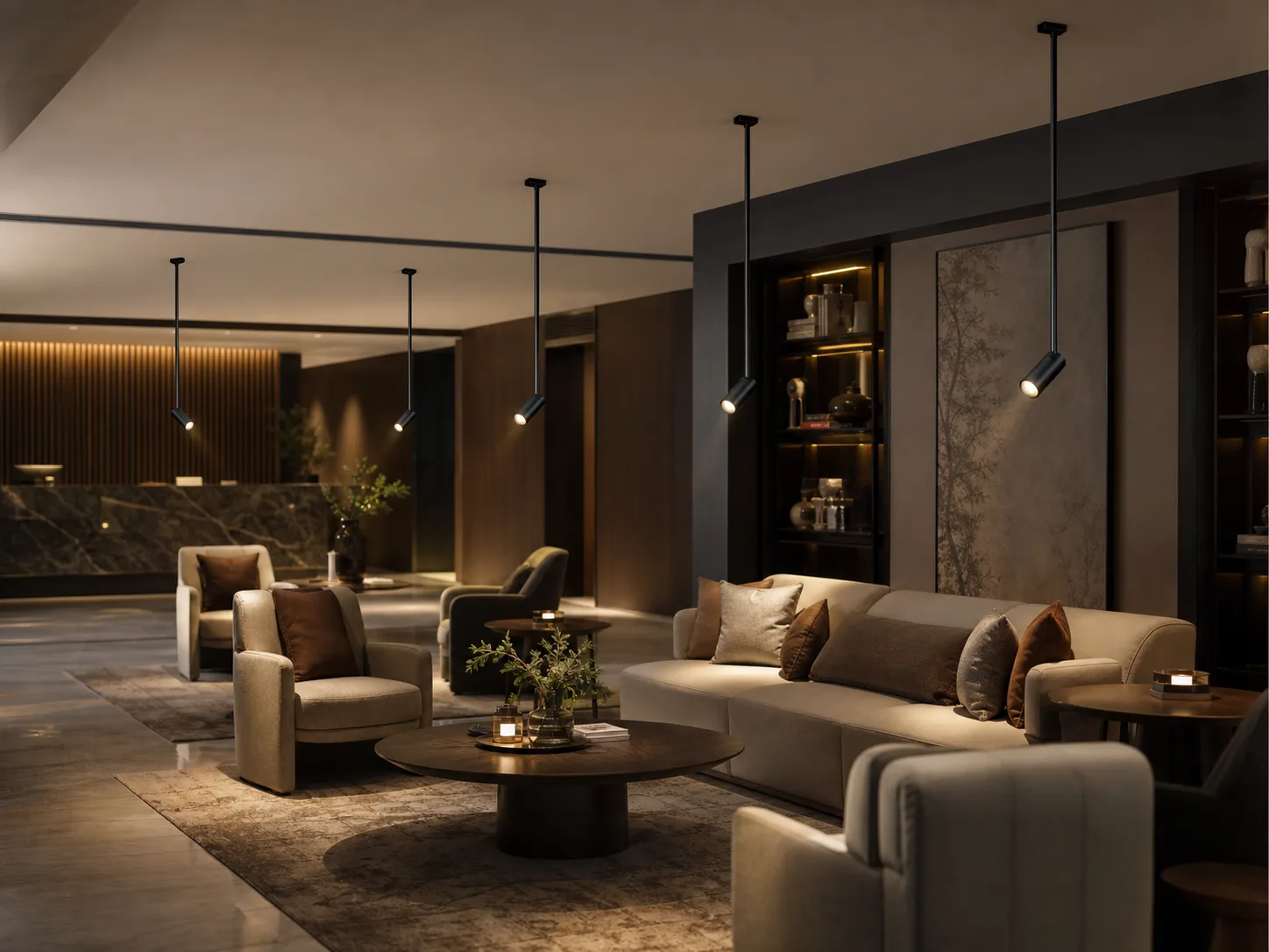 Hotel Lounge Lighting application