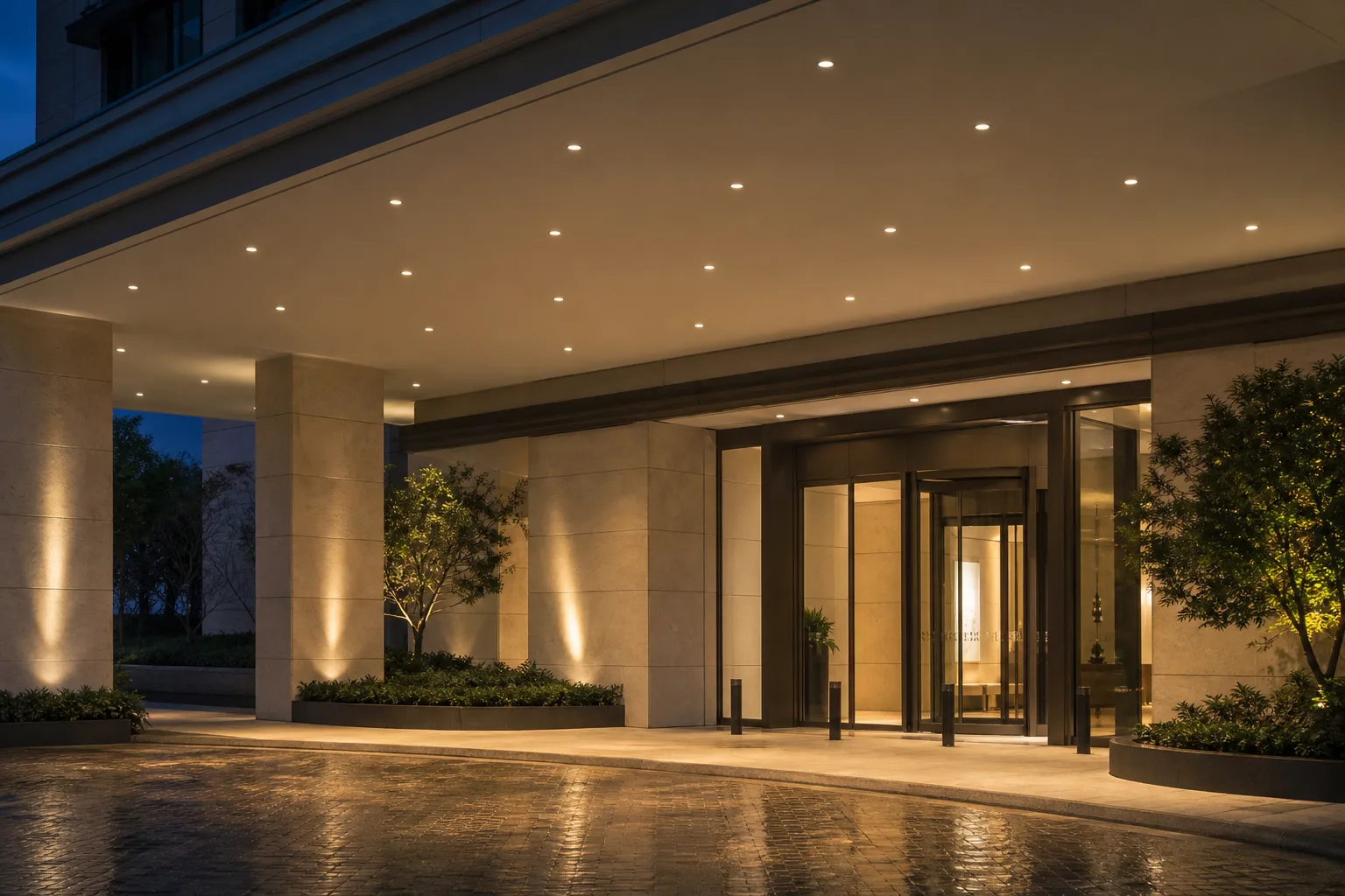 Entrances & Canopies lighting application