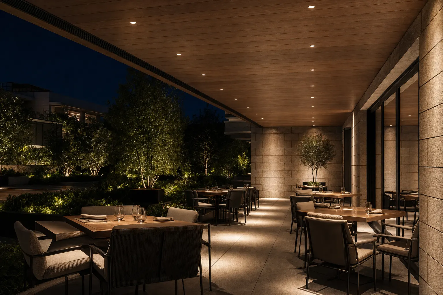 Outdoor Restaurant Terraces application