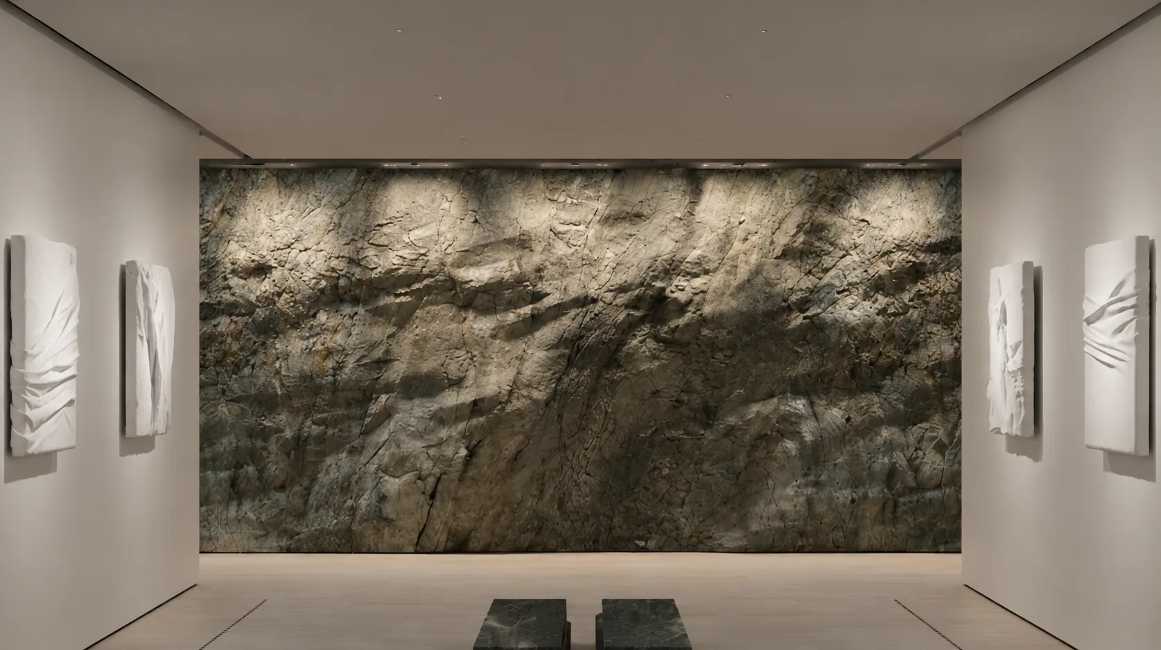 VERO recessed downlights installed in a contemporary gallery.