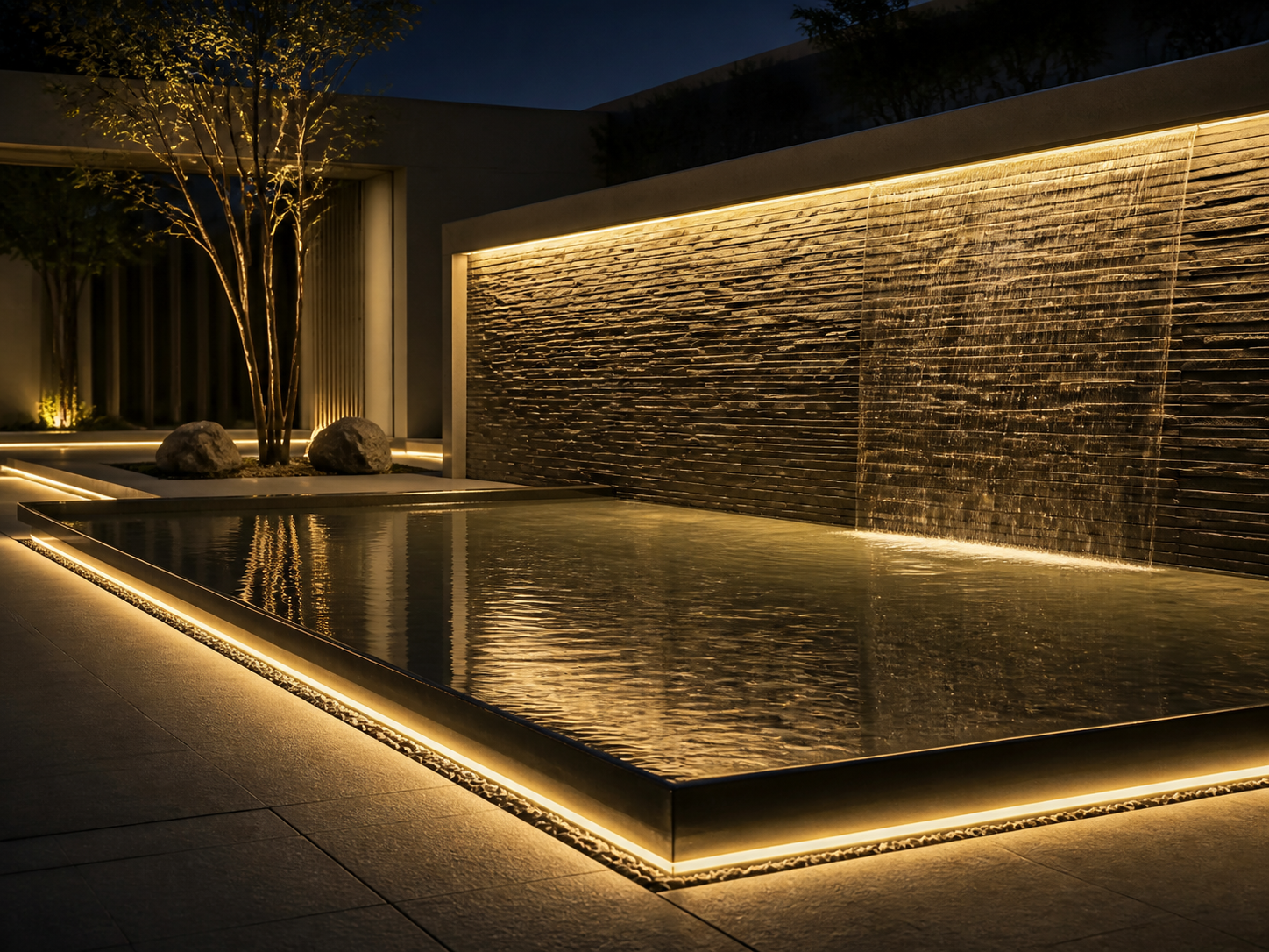 SMD IP68 LED strip wet area surrounding application