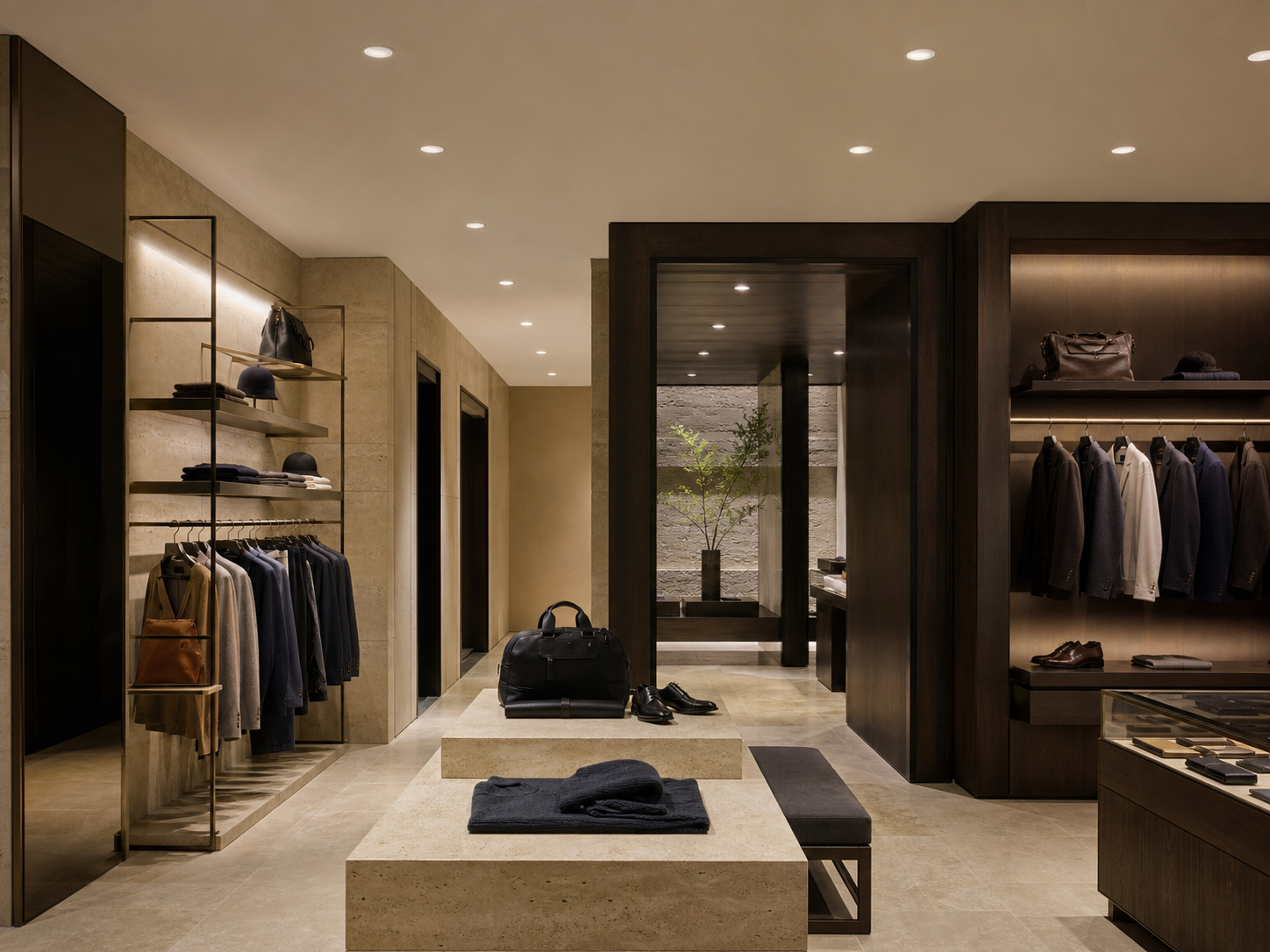 VOLI IP20 recessed downlights in retail lighting applications