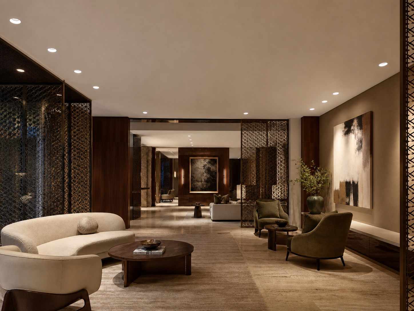 NEXA recessed downlight hospitality lighting application