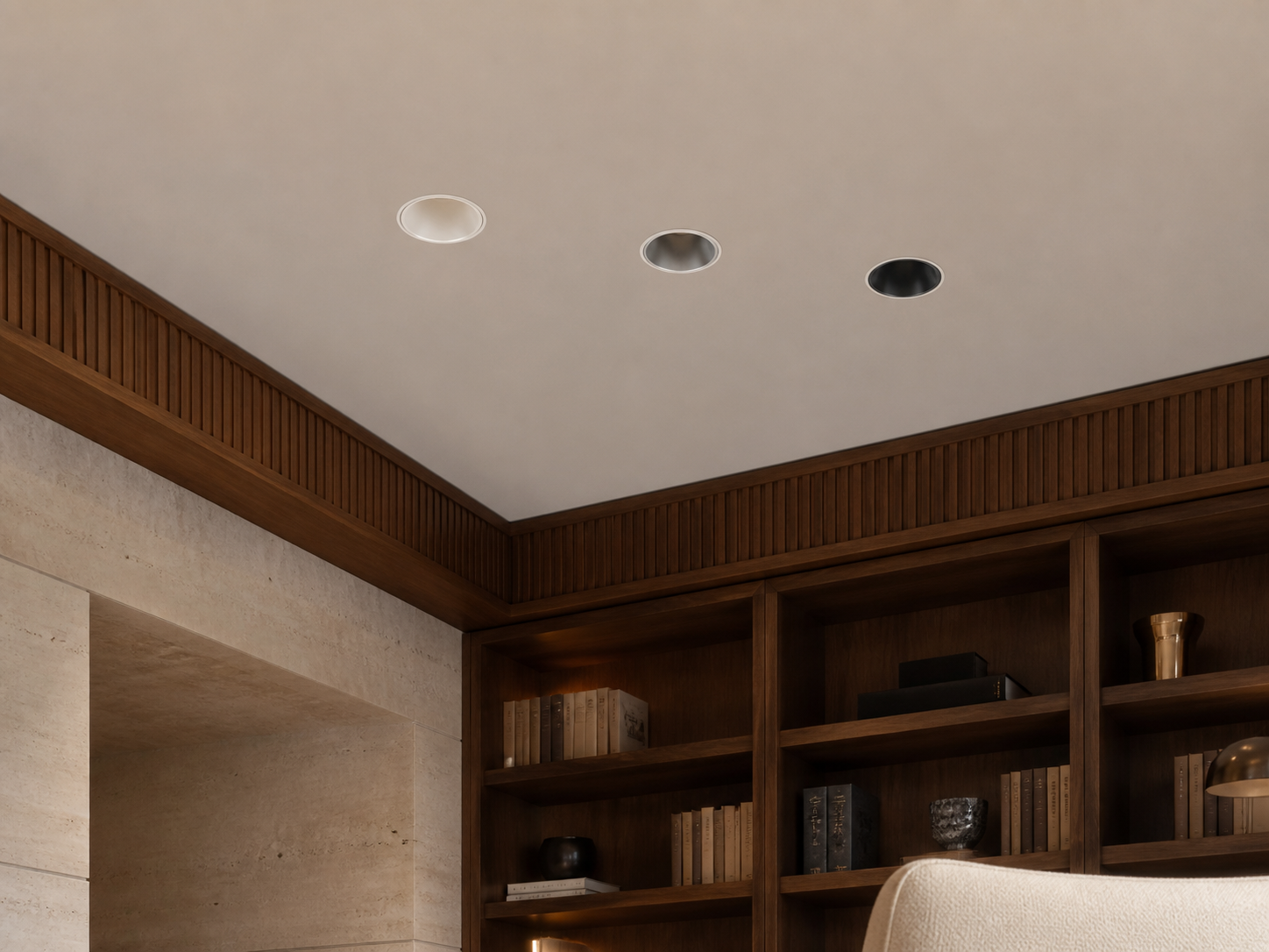 SOFT low-glare recessed downlight concept detail