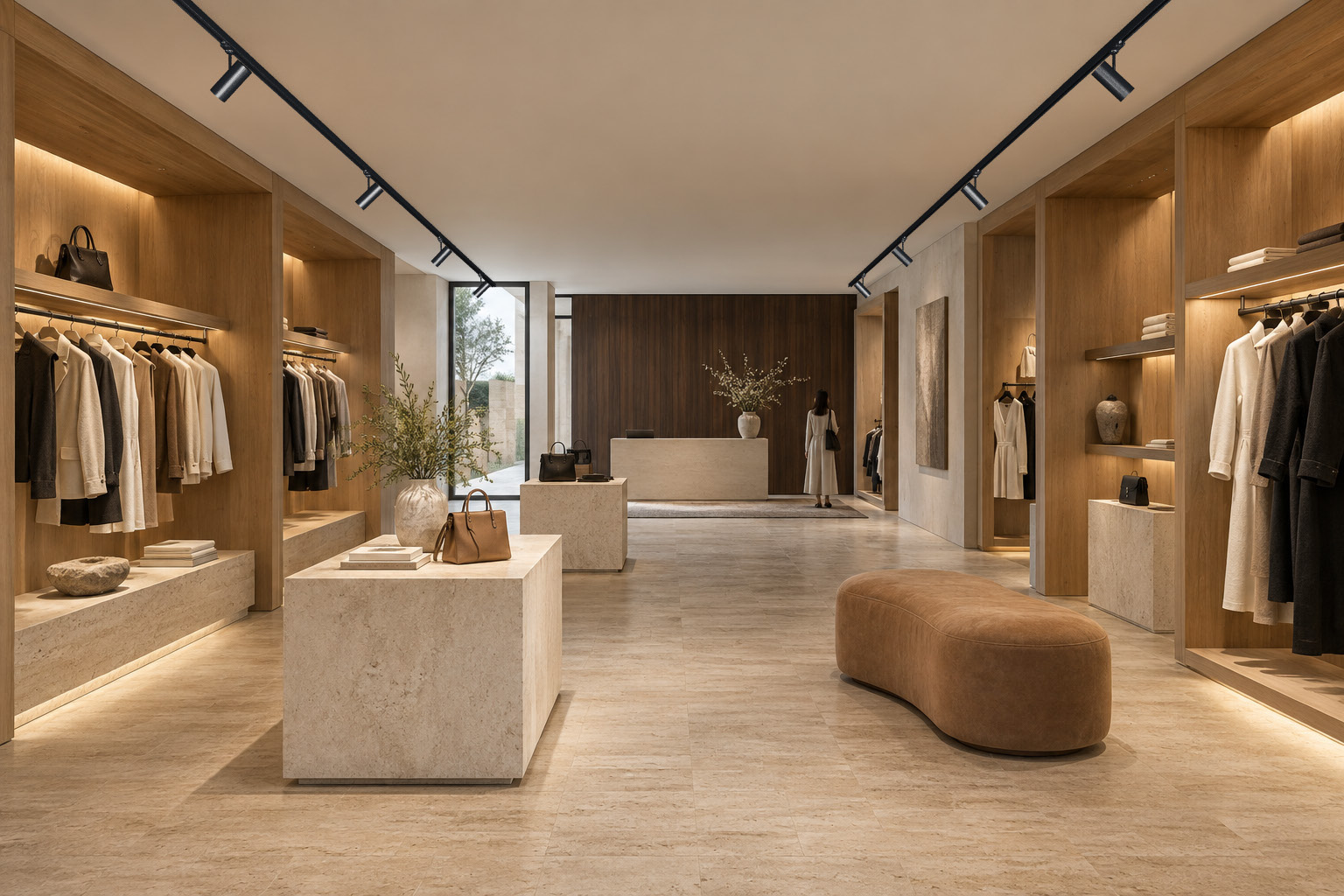 SPECTRUM E retail track lighting in fashion store