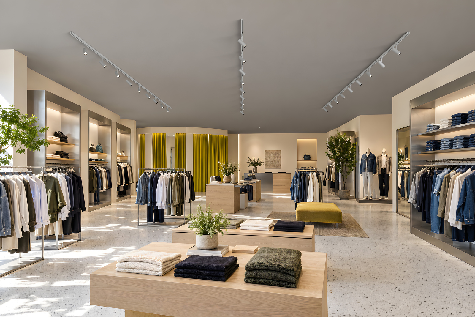 SPECTRUM premium track lighting in retail interior