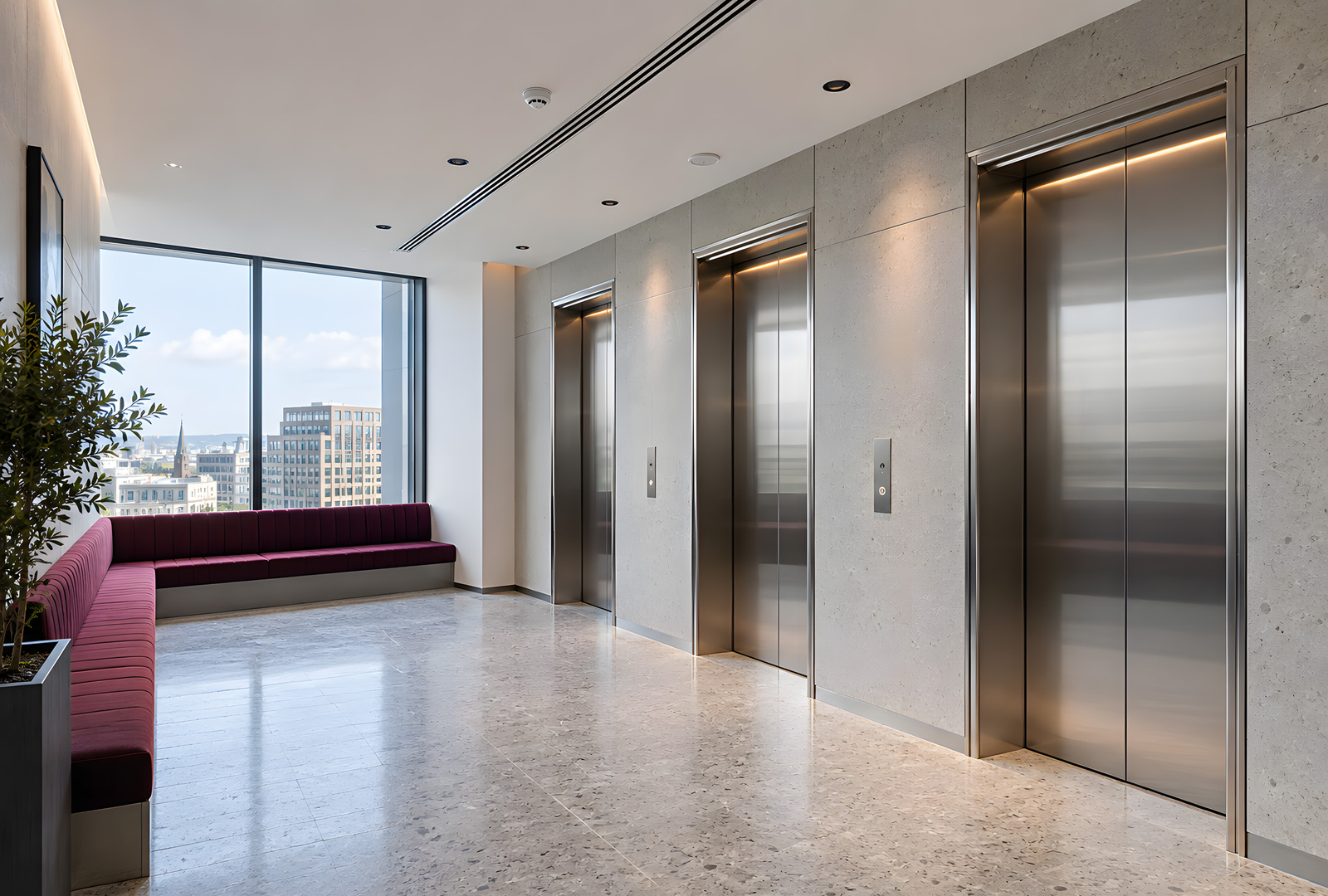 Interior lighting application shown in the MOVA TRIM catalogue