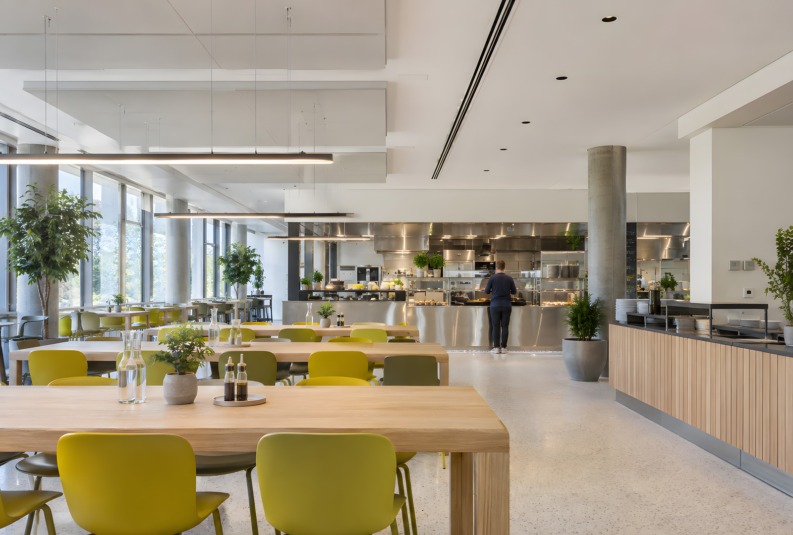 Interior lighting application shown in the MOVA TRIM catalogue